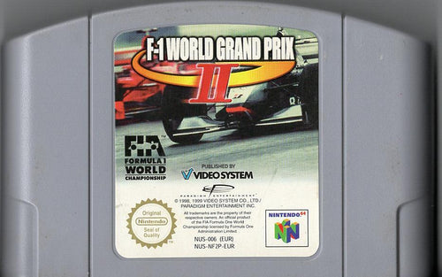 F-1 World Grand Prix II - Nintendo 64 - Modul Vorderseite