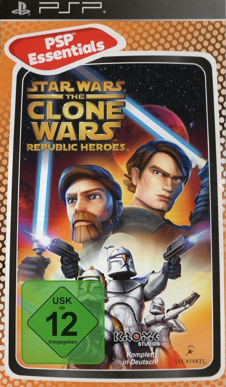 Star Wars: The Clone Wars - Republic Heroes - PlayStation Portable Vorderseite