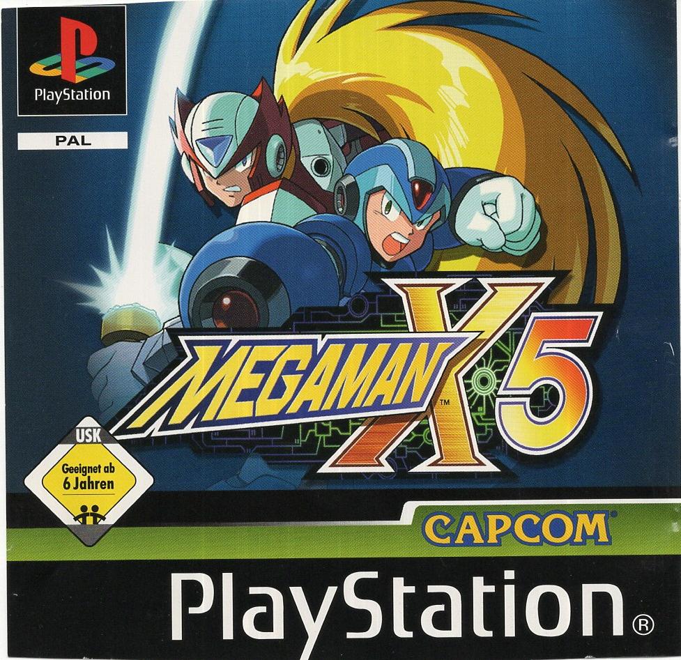 Mega Man X5 - PlayStation 1 Vorderseite
