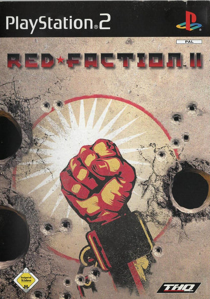 Red Faction II - PlayStation 2 Vorderseite
