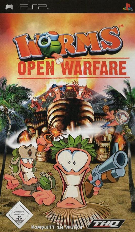 Worms: Open Warfare - PlayStation Portable Vorderseite