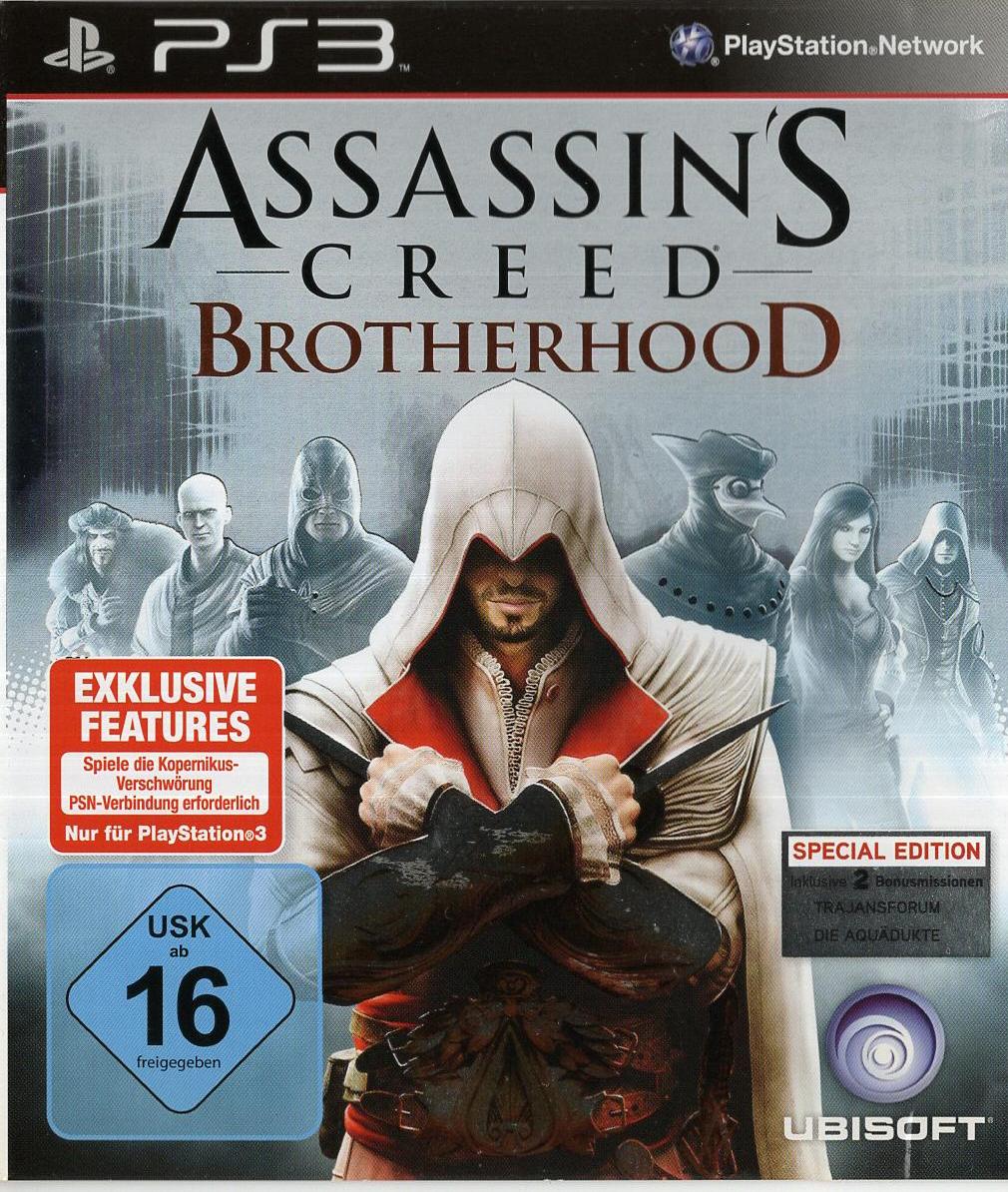 Assassin's Creed Brotherhood - PlayStation 3 Vorderseite