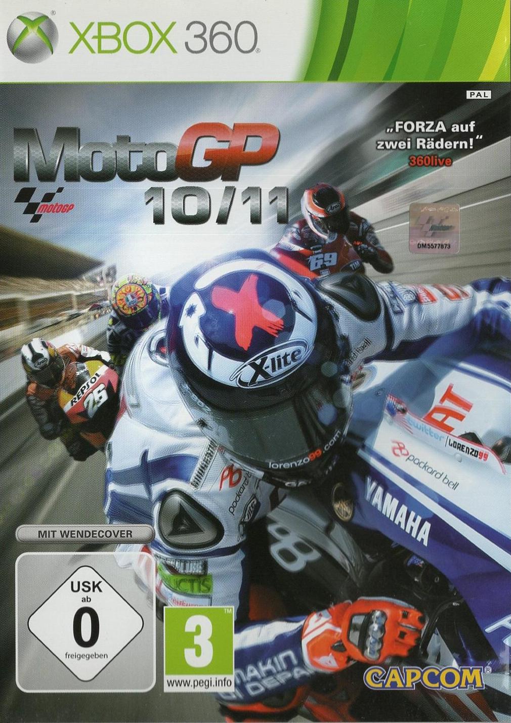 MotoGP 10/11 - Xbox 360 Vorderseite