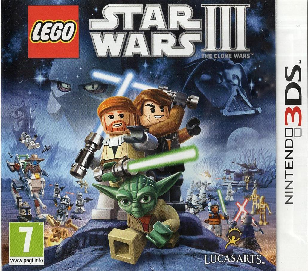 LEGO Star Wars III: The Clone Wars - Nintendo 3DS Vorderseite