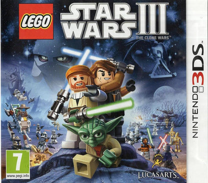 LEGO Star Wars III: The Clone Wars - Nintendo 3DS Vorderseite