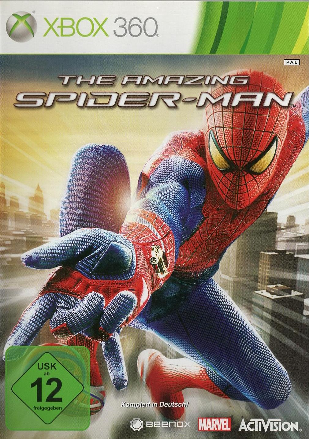 The Amazing Spider-Man - Xbox 360 Vorderseite