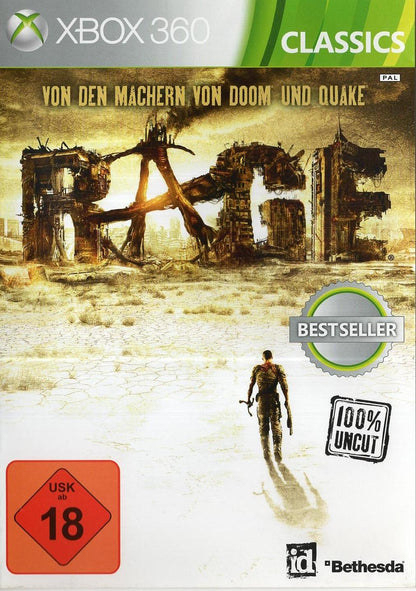 Rage - Xbox 360 Vorderseite
