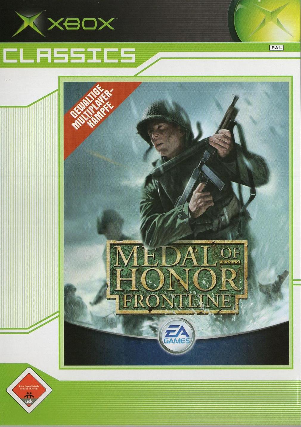 Medal of Honor Frontline - Xbox Vorderseite