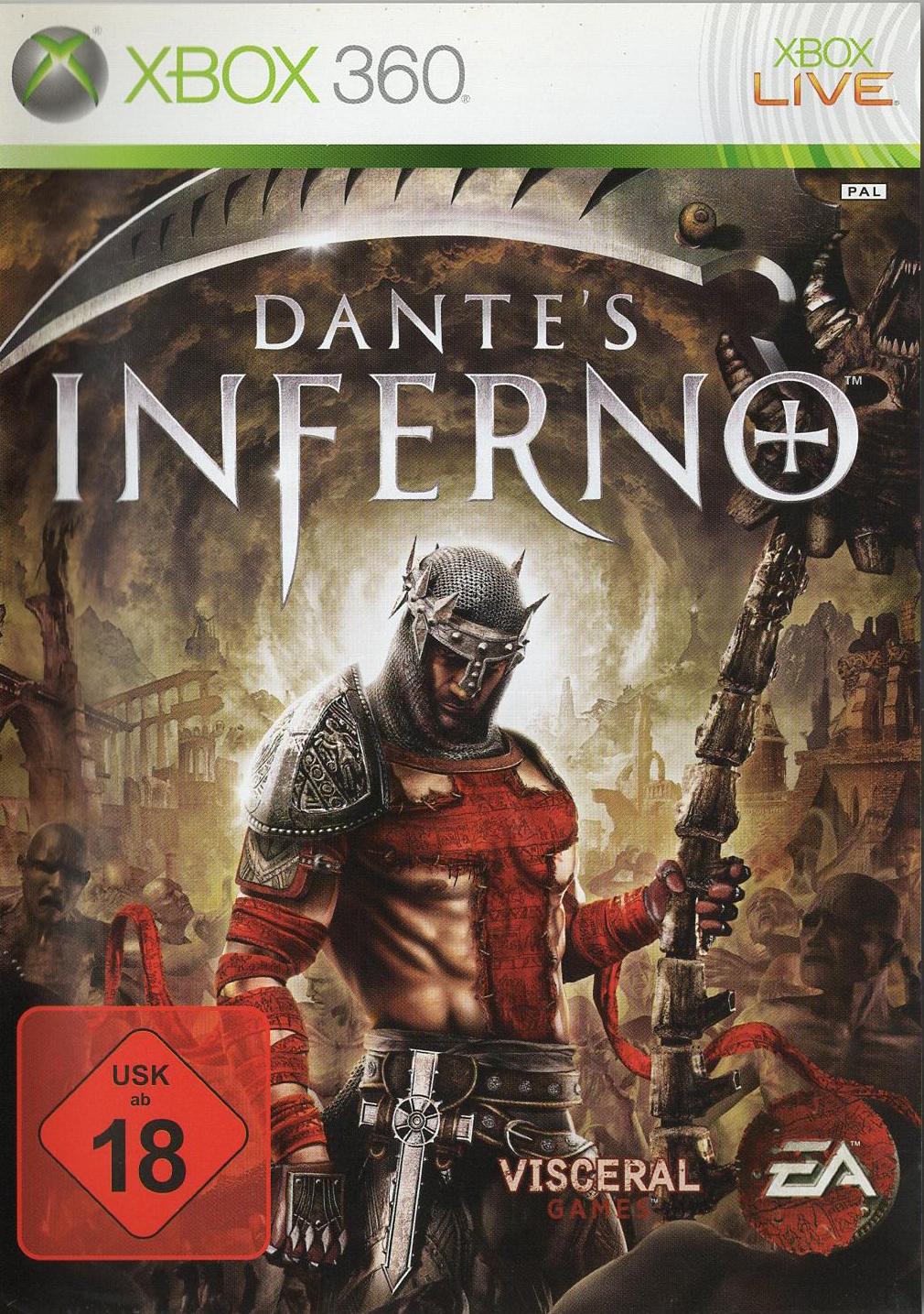 Dante's Inferno - Xbox 360 Vorderseite