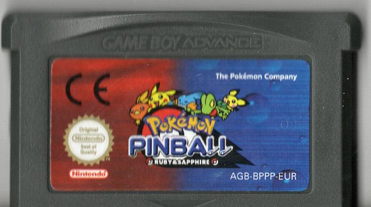 Pokémon Pinball: Ruby & Sapphire - Game Boy Advance - Modul Vorderseite