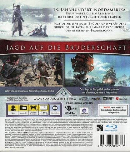 Assassin's Creed Rogue - PlayStation 3 Rückseite