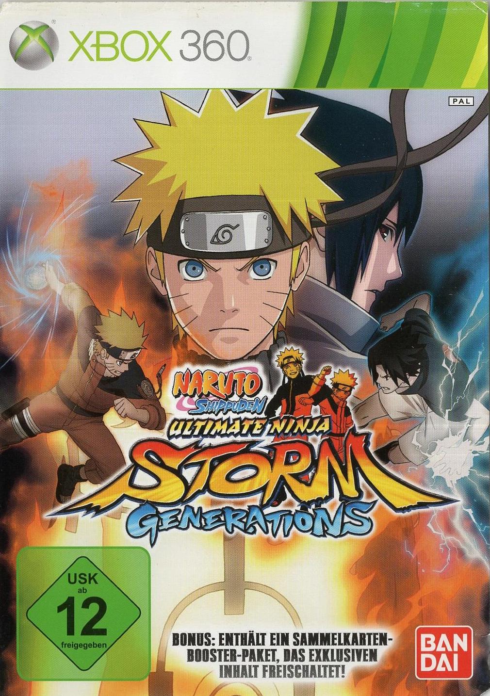 Naruto Shippuden: Ultimate Ninja Storm Generations - Xbox 360 Vorderseite