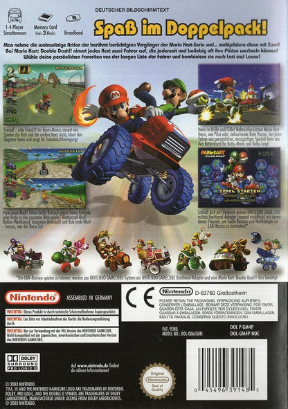 Mario Kart: Double Dash!! - Nintendo GameCube Rückseite