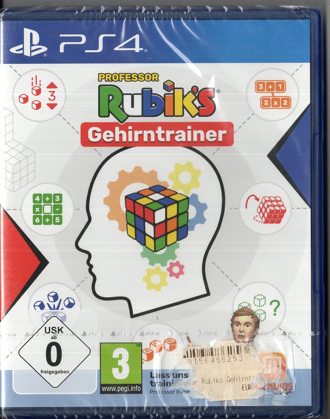 Professor Rubik's Gehirntrainer - PlayStation 4 - Neu Vorderseite