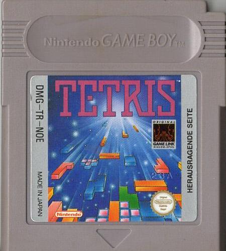 Tetris - Game Boy - Modul Vorderseite