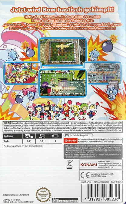 Super Bomberman R 2 - Nintendo Switch Rückseite