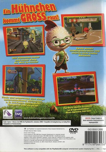 Disney's Himmel und Huhn - PlayStation 2 Rückseite