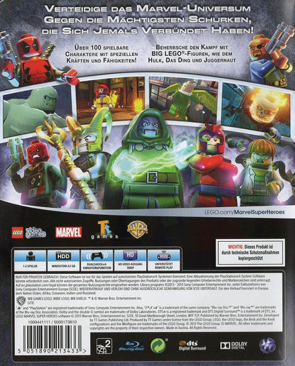 LEGO Marvel Super Heroes - PlayStation 4 Rückseite