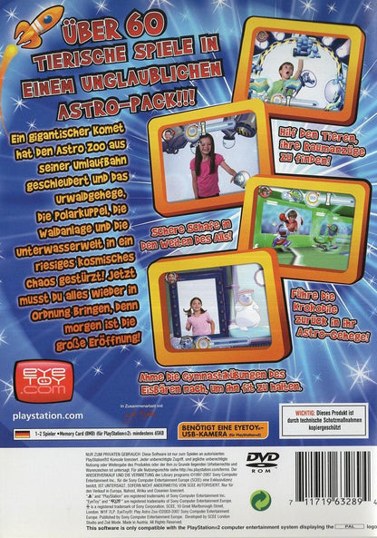 EyeToy: Play Astro Zoo - PlayStation 2 Rückseite