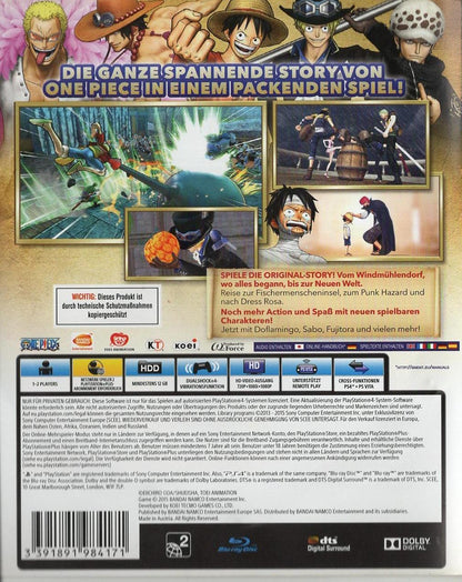 One Piece: Pirate Warriors 3 - PlayStation 4 Rückseite