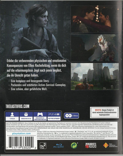 The Last of Us Part II - PlayStation 4 Rückseite