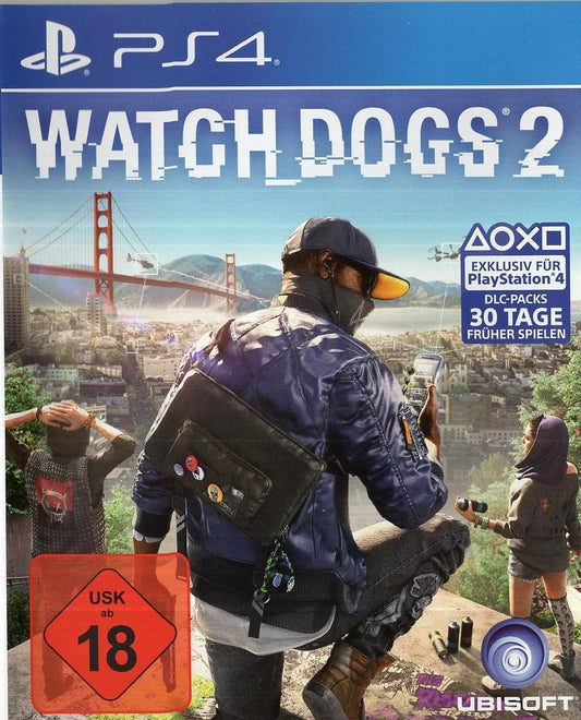 Watch Dogs 2 - PlayStation 4 Vorderseite
