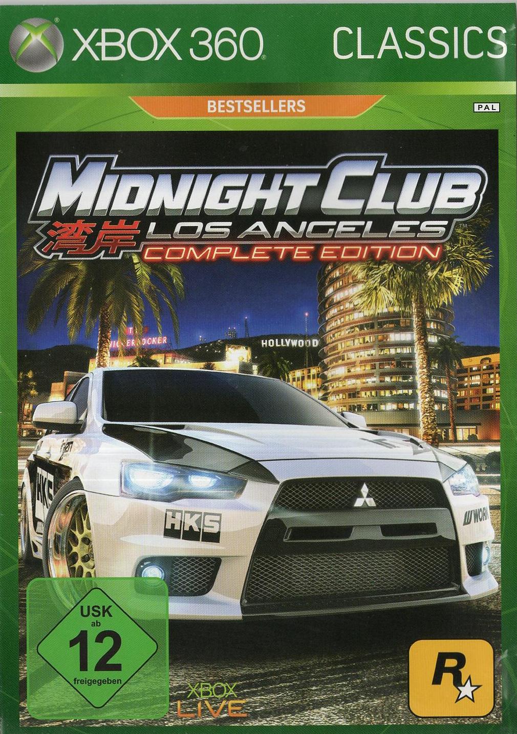 Midnight Club Los Angeles Complete Edition - Xbox 360 Vorderseite