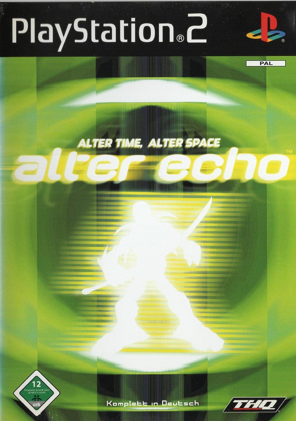 Alter Echo - PlayStation 2 Vorderseite