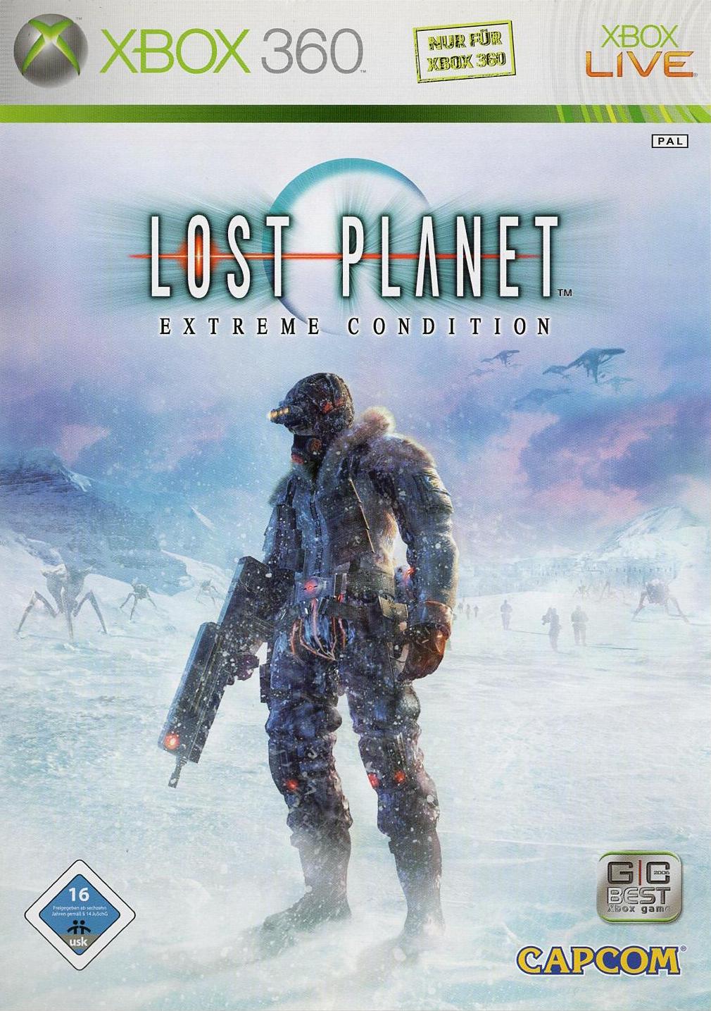 Lost Planet: Extreme Condition - Xbox 360 Vorderseite