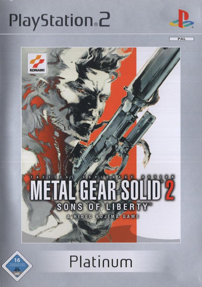 Metal Gear Solid 2: Sons of Liberty - PlayStation 2 Vorderseite