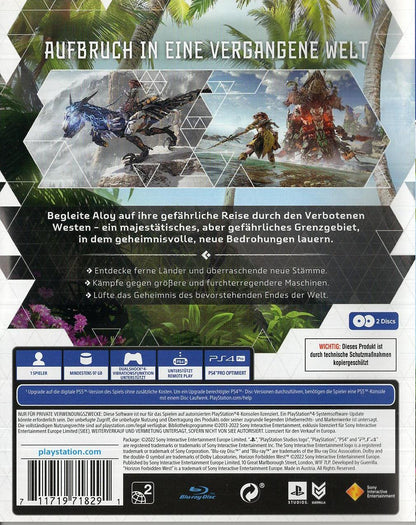 Horizon Forbidden West - PlayStation 4 Rückseite