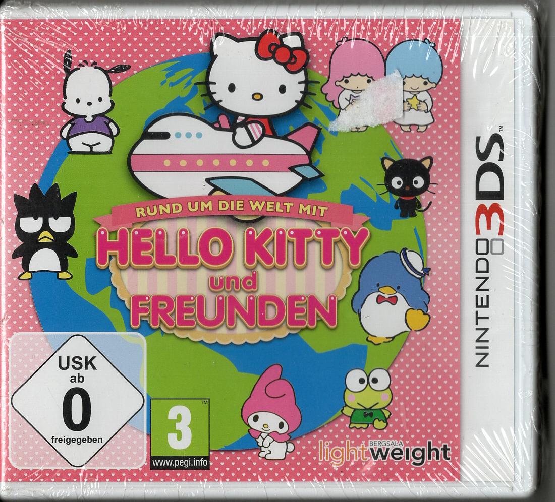 Rund um die Welt mit Hello Kitty und Freunden - Nintendo 3DS - Neu Vorderseite