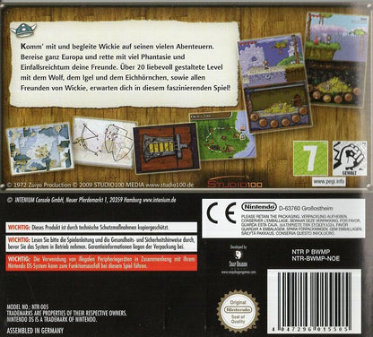Wickie und die starken Männer - Nintendo DS Rückseite