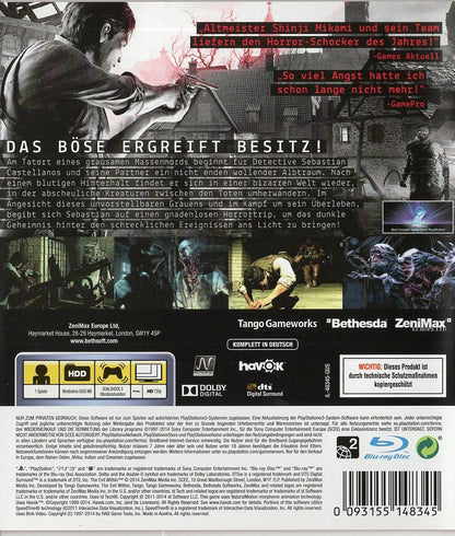The Evil Within - PlayStation 3 Rückseite