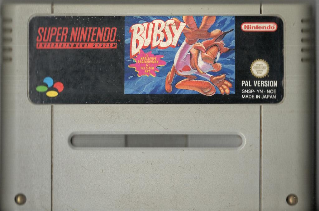 Bubsy - Super Nintendo - Modul Vorderseite