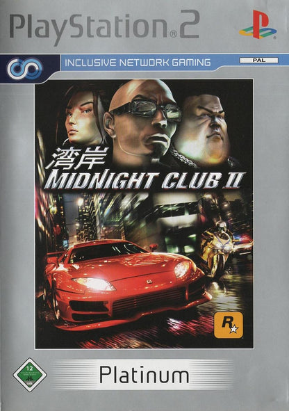 Midnight Club II - PlayStation 2 Vorderseite