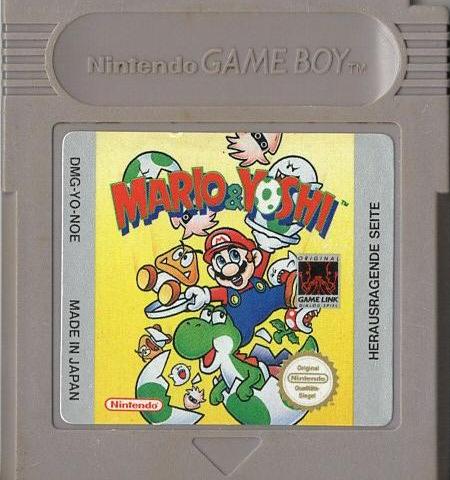 Mario & Yoshi - Game Boy - Modul Vorderseite
