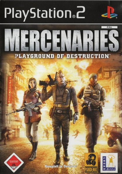 Mercenaries: Playground of Destruction - PlayStation 2 Vorderseite