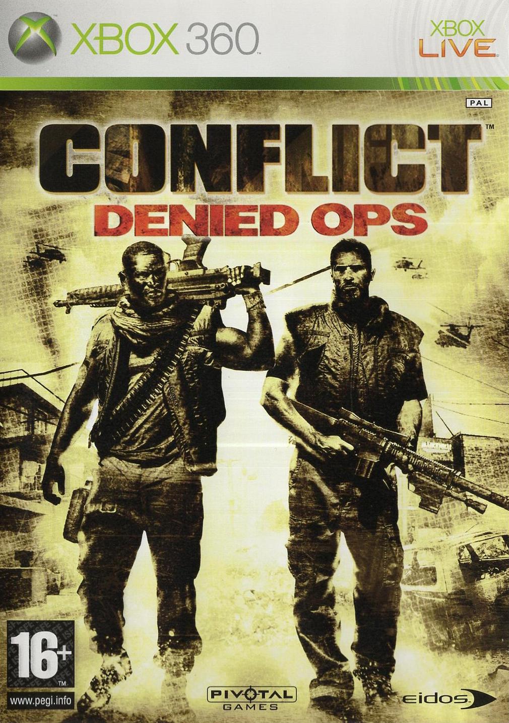 Conflict: Denied Ops - Xbox 360 Vorderseite