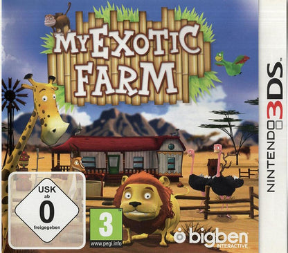 My Exotic Farm - Nintendo 3DS Vorderseite