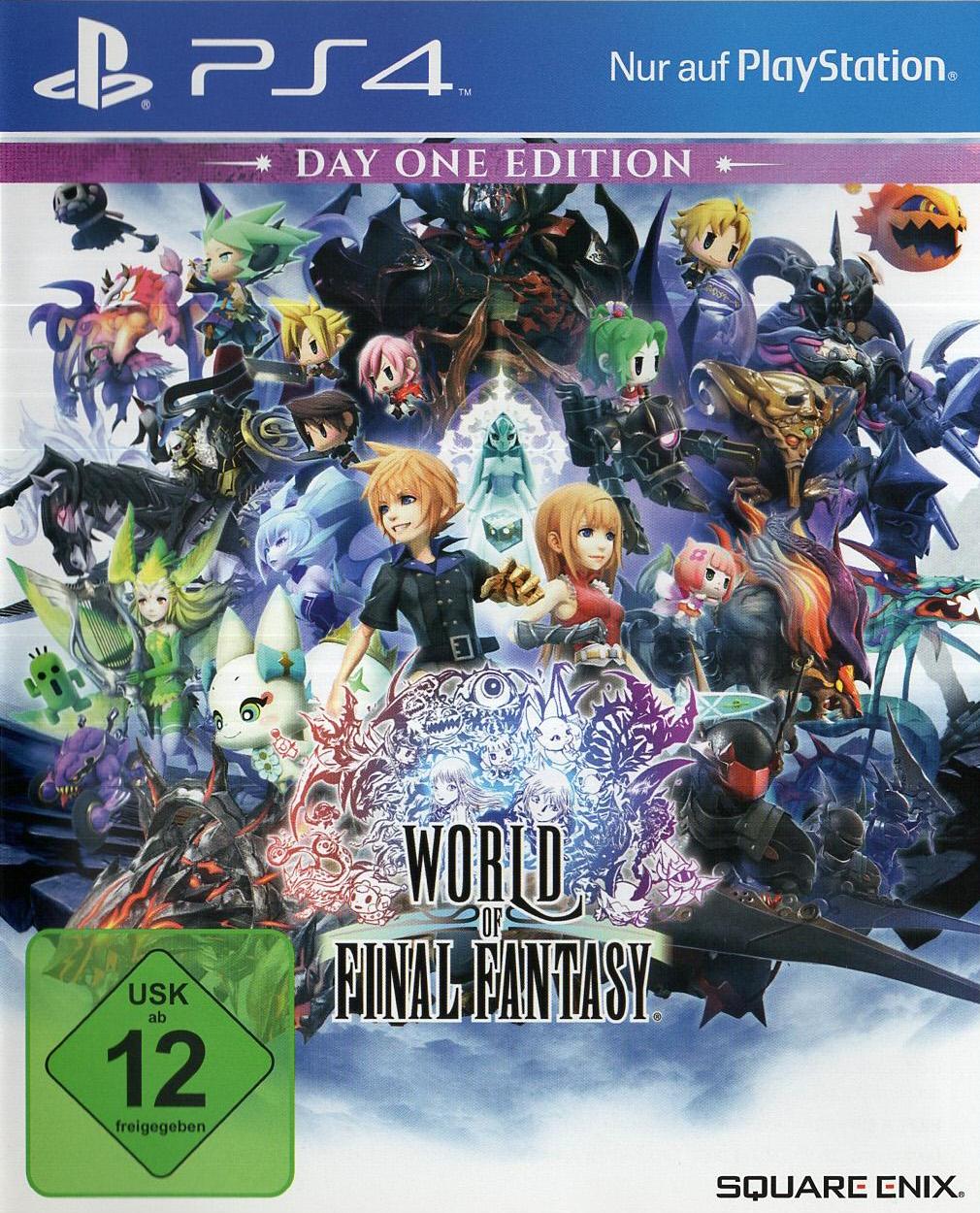 World of Final Fantasy - PlayStation 4 Vorderseite