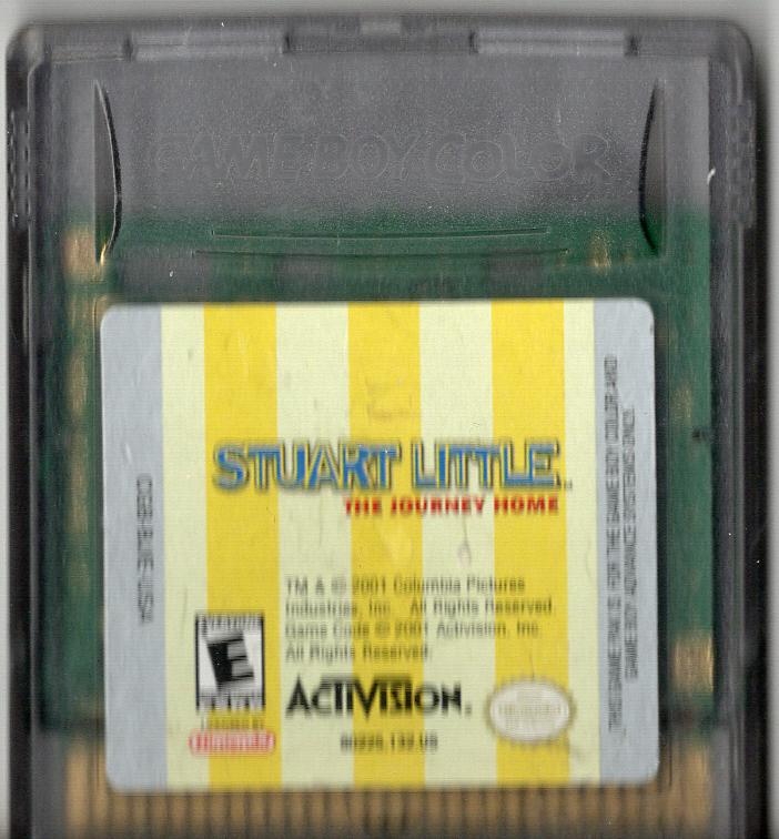 Stuart Little: The Journey Home - Game Boy Color - Modul Vorderseite
