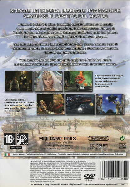 Final Fantasy XII - PlayStation 2 Rückseite