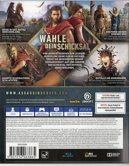 Assassin's Creed Odyssey - PlayStation 4 Rückseite