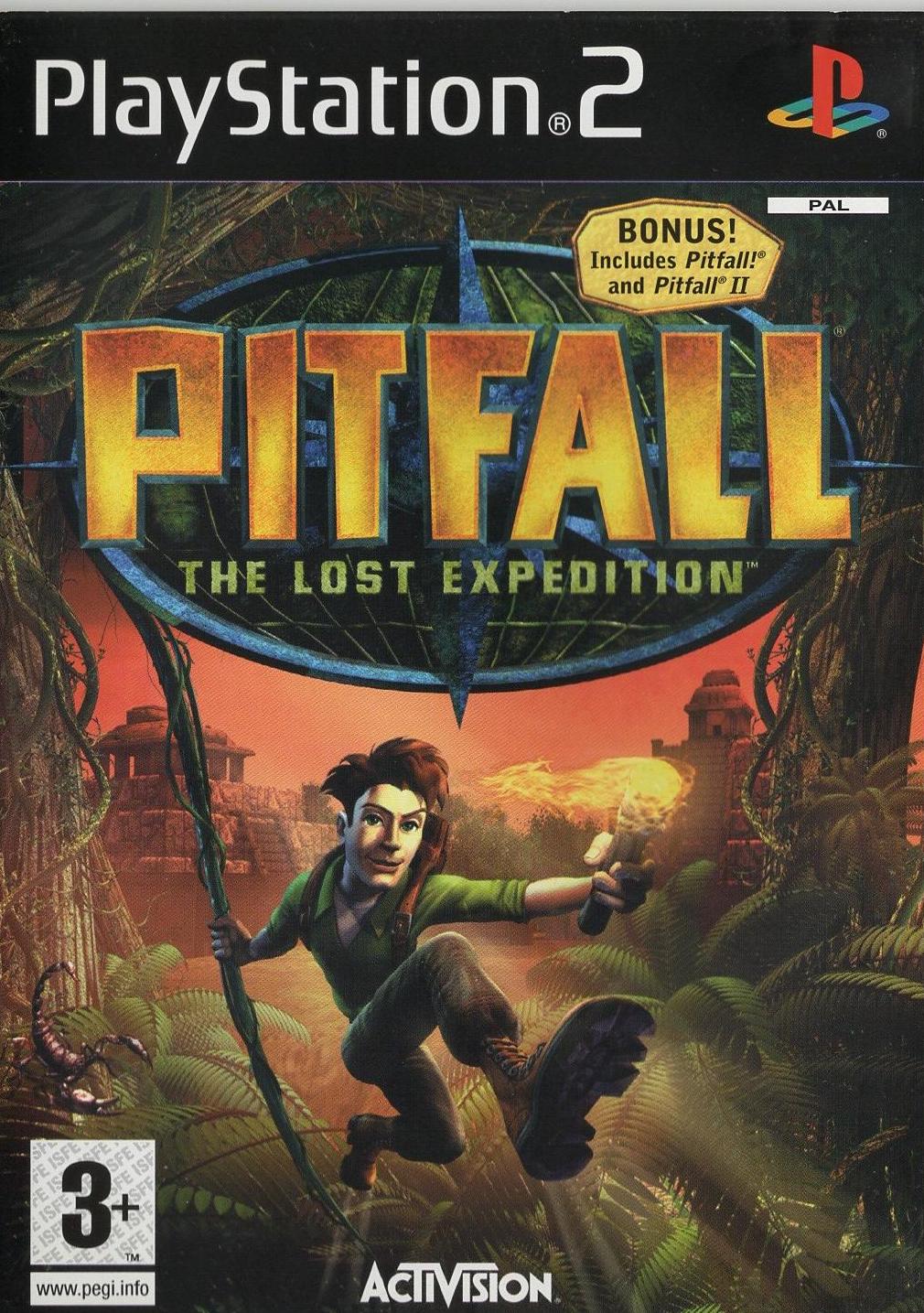 Pitfall: The Lost Expedition - PlayStation 2 Vorderseite