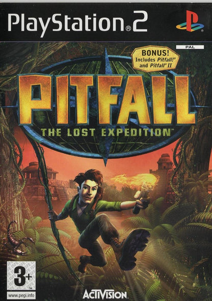 Pitfall: The Lost Expedition - PlayStation 2 Vorderseite
