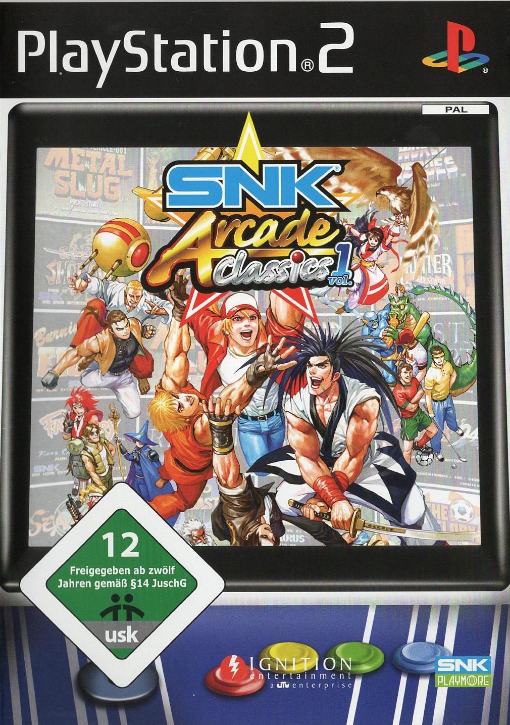 SNK Arcade Classics Vol. 1 - PlayStation 2 Vorderseite