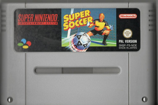 Super Soccer - Super Nintendo - Modul Vorderseite