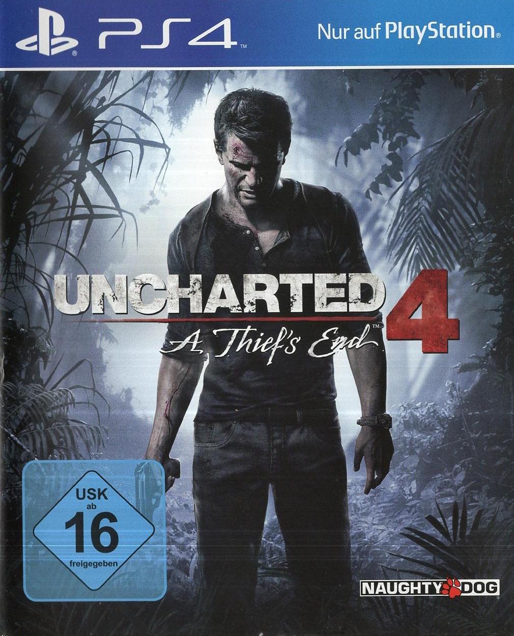 Uncharted 4: A Thief's End - PlayStation 4 Vorderseite