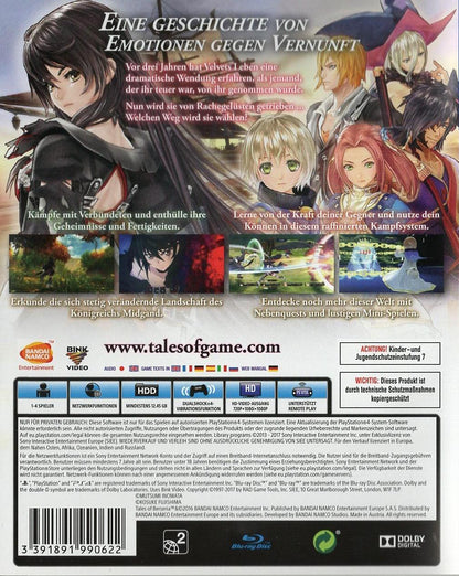 Tales of Berseria - PlayStation 4 Rückseite